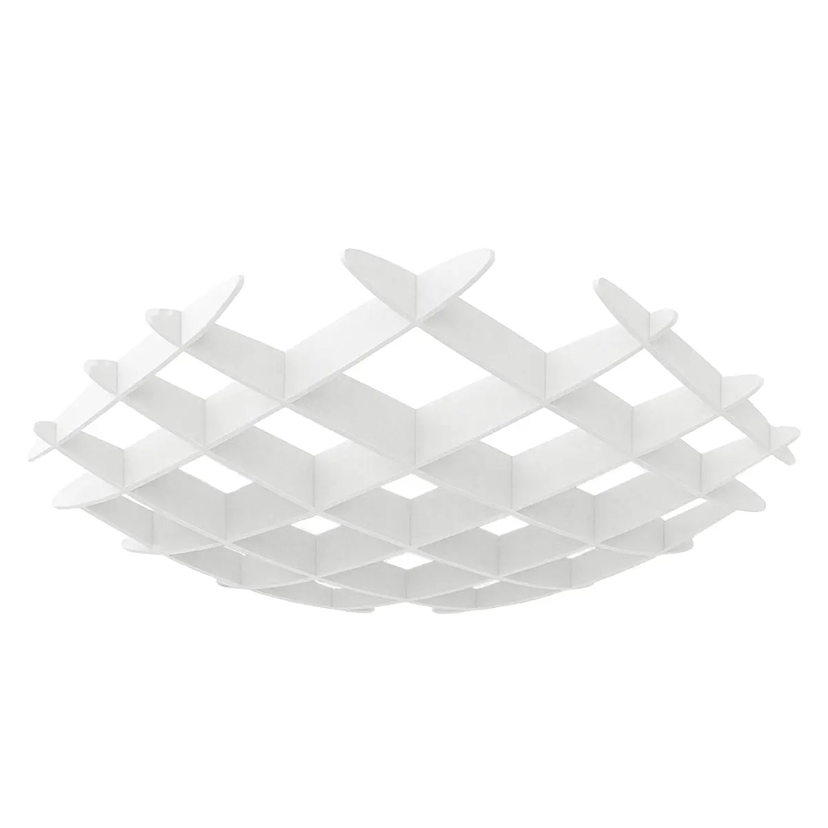 3D Felt Acoustic Ceiling Baffles - CIRCLE on white background Decormania EU